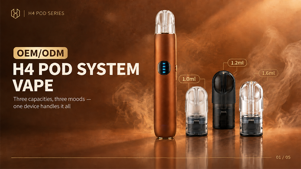 H4 vape pod OEM ODM