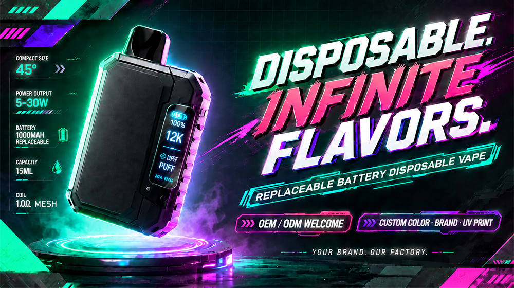H105 disposable vape banner