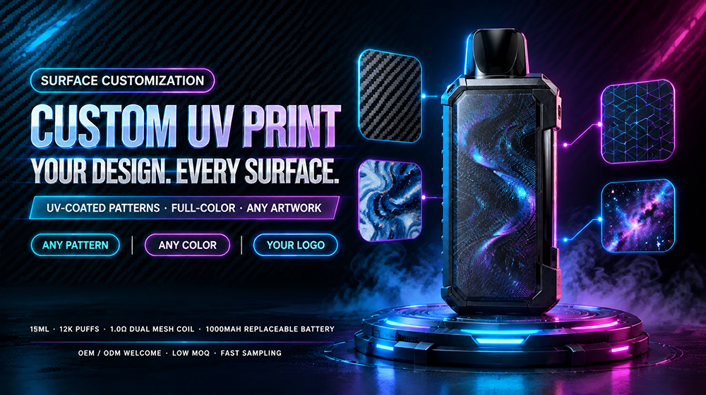 H105 vape banner color